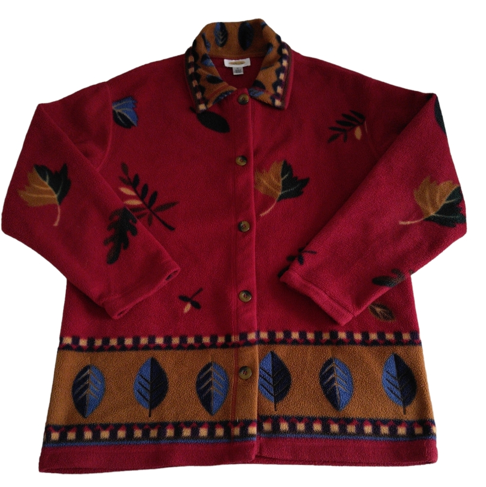 Talbots Jacket Medium Red